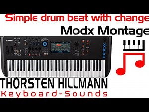 How to built a simple drum beat with changes on modx
