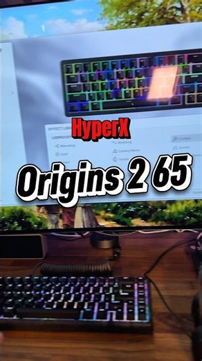 Best little keyboard ‪@hyperx‬ #origins2 #65layout #gamingkeyboard #fyp #shorts ￼