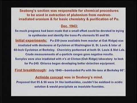 Discovery of the Transuranium Elements