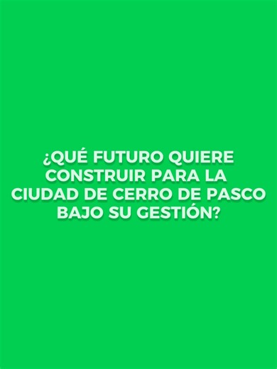 🎤 Pensar en el mañana es actuar hoy. En esta entrevista, Abel López comparte el futuro que busca construir para la ciudad de Cerro de Pasco bajo su gestión. 🏙️ ✊ Ni un paso atrás #AbelLópez #FuturoParaCerroDePasco #VisiónDeCiudad #EntrevistaPolítica #NiUnPasoAtrás