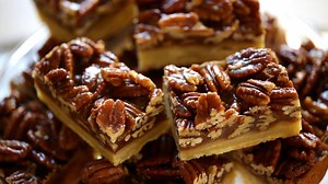 15K views · 740 reactions | These Pecan Bars with Shortbread Crust are one of my most favorite fall treats! Also great as a swap for Pecan Pie on Thanksgiving! (Easier and tastier too IMO!) https://entertainingwithbeth.com/beths-pecan-bars-shortbread-crust/ | Entertaining with Beth | Facebook