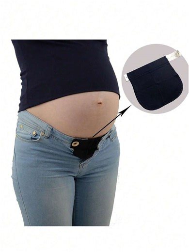 Knitted Stretch Maternity Pants Waist Expansion Belt Fat Belly Expansion Pants Extender | SHEIN EUR