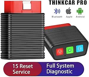 thinkcar Pro Bluetooth OBD2 Scanner for iOS Android Full System Scan Tool, 15 Reset Service Free Software