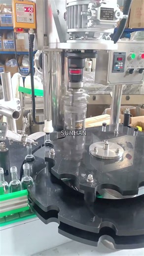 Automatic Small Bottle ROPP Capping Machine (With Cap Feeder) #cappingmachine #capping