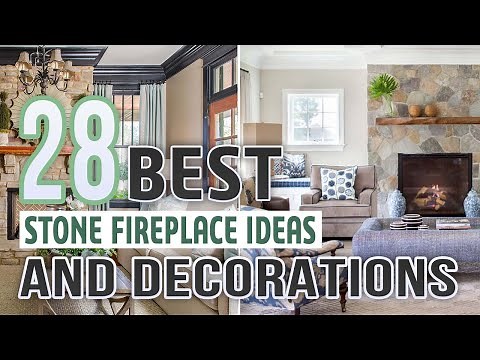 28 Best Stone Fireplace Ideas and Designs