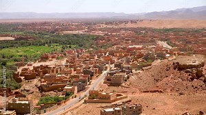Tinghir, also known as Tinerhir, is a city in Morocco, nestled in the High Atlas Mountains. It's known for its scenic beauty, with lush green oases and the Todgha Gorge