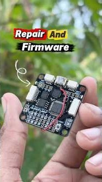 F3 flight controller repair and firmware flashing #flightcontroller #shorts