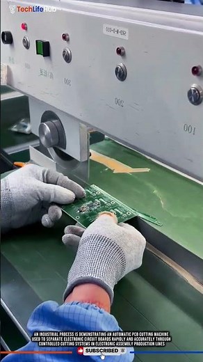 Innovation PCB Cutting Machine for Precision Electronic Assembly Production #tech