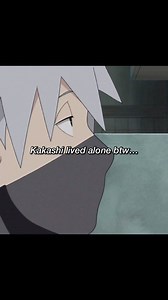 Kakashi on Instagram: "Kakashi saying “I’m leaving” even tho he lives alone 💔"