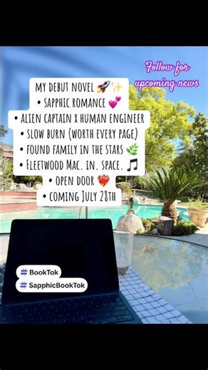 writing my debut 🚀 alien captain x human engineer | sapphic slow burn | July 28 💕