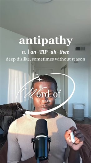 FRANCIS | Word of the day: Antipathy 🧠 Think ANTI, Rihanna’s 2016 album that deserved more love at the Grammy’s #wordoftheday #vocabulary... | Instagram