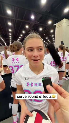 The sound effect they made is hilarious. #usavolleyball #athlete #volleyball
