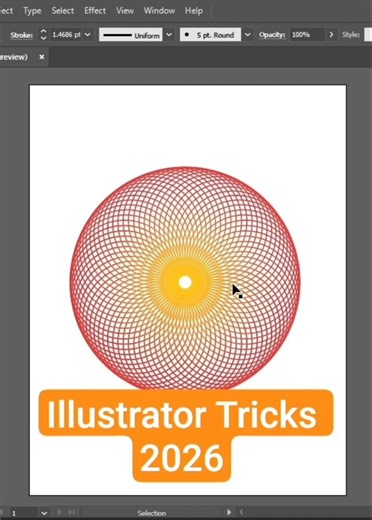 🔥illustrator Tutorial 2026 #rajgraphicgyan #illustrator #shorts