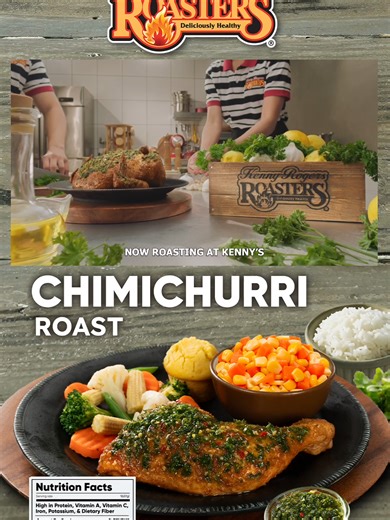 Savor Kenny Rogers' Chimichurri Roasted Chicken