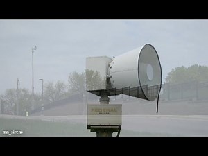Federal Signal 2001-DC Siren Test - Full Alert - Rochester, Minnesota