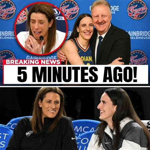 52K views · 185 reactions | BREAKING SHOCKER: Stephanie White KICKED OUT, Larry Bird STEPS IN After Caitlin Clark’s Private Revelation Shakes Indiana Fever!  In a move no one saw coming, WNBA coaching veteran Stephanie White has been ousted — and NBA legend Larry Bird is taking her place. The reason? A behind-closed-doors revelation from Caitlin Clark that rocked the franchise to its core. Read more: https://autulu.com/2kbv | NBA Evolution | Facebook