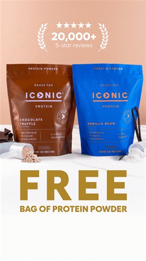 Fuel your day two ways. Get a free bag of ICONIC Protein Powder when you buy your first Variety Pack using code FREEPOWDER. 20g of protein, zero added sugar, and flavors you’ll actually crave. (Must add both to cart). | ICONIC Protein | Facebook