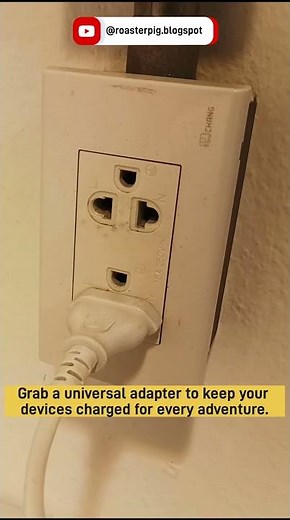 Power Outlets/Electric Plugs in Thailand！Travel Adapter｜SUB｜Thailand Travel Tips #ep4 #plug socket