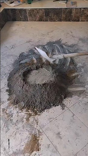 How to Mix Concrete by Hand Using a Shovel | Perfect Cement Mixing Technique for Construction Work