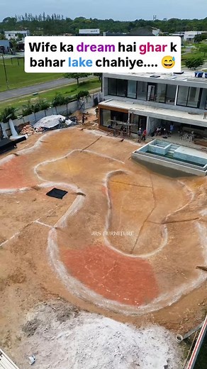 4.3M views · 10K reactions | Wife ka dream hai ghar ke bahar bada sa lake ho… par budget tight hai  Toh lake bhale na ho, lekin ye design zaroor try karo apne ghar pe ❤️ Look at this beauty! #DreamHome #HomeDecorIdeas #InteriorInspo #LuxuryInteriors #CreativeDesign #ModernHomeDesign #HouseGoals #InteriorDecorTrends #HomeMakeover #InteriorGoals | JRS Furniture | Facebook