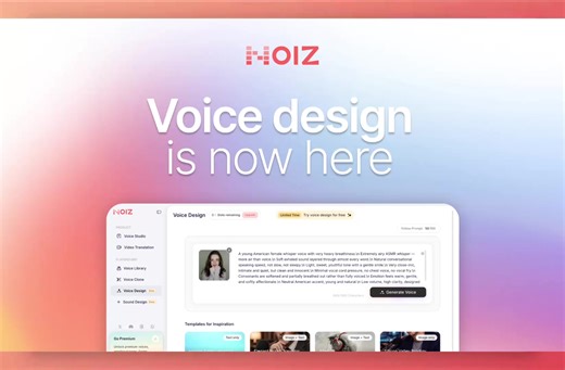 Designing voices no longer starts with audio. With Noiz Voice Design, characters come to life before a single word is spoken. From visuals, ideas, or even uncertainty, Noiz helps you shape voices that feel expressive, intentional, and alive. This isn’t voice editing. It’s voice creation — reimagined. Noiz Voice Design. Bring characters to life. Now. #ai #aivideo #aiart #dub #dubbing