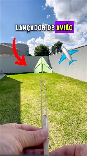 Does a homemade airplane launcher really work? ✈️😮 #shorts