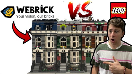 LEGO vs Webricks – LEGO Pet Shop Modular Building Parts