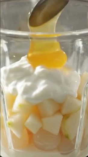 Wait till you see this texture… Lychee Smoothie with Yogurt | Easy Recipe