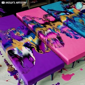 5.3M views · 41K reactions | I was a little nervous adding the black into this one but it turned out great! For more videos and full tutorials, check out my youtube channel, Molly's Artistry! Happy Painting! | MollysArtistry | Facebook