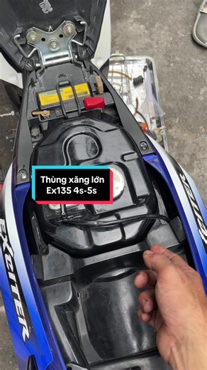 Hướng dẫn lắp đặt thùng xăng lớn Ex135 cho Exciter 135