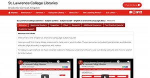 Libraries and Learning Commons: English as a Second Language (ESL): Getting Started