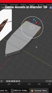 Create 3D Boat in Blender 3D I How to Model it. #3d #blender3d #gameassets