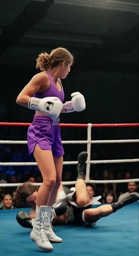 Slow-Mo Masterpiece: Fighter Lands Perfect Mid-Air Kick | The Crowd Goes Wild! ⚡