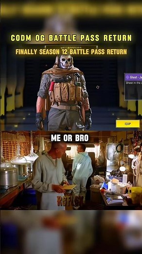 CODM season 12 battle pass return ☠️