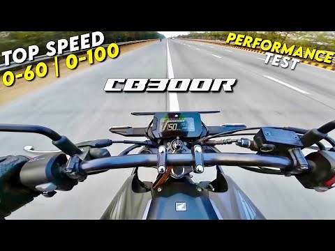 2024 New Honda CB 300R : Top Speed | 0 to 60 | 0 to 100 | 1st to 6th All Gears Top Speed