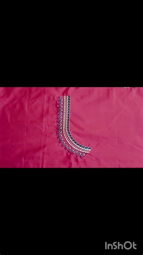 ❣️When computer embroidery meets passion 💖 #embroiderywork #blousedesigns #hswembroiderymachine