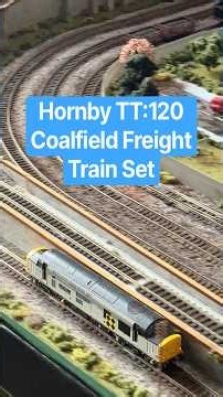 Hornby TT:120 ‘Coalfield Freight’ train set Class 37 loco #modeltrains #modelrailway #modelrailroad