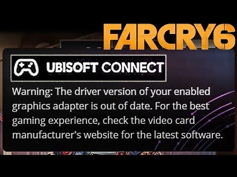 Remove Ubisoft Warning Overlay AMD processor - driver update warning