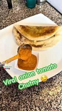 Viral Onion Tomato Chutney for Dosa 🌶️🥥 | Easy South Indian Recipe #dosachutney #dosa #chutny #sks