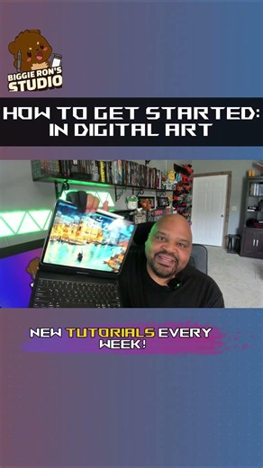 02 How to Get Started in Digital Art 02: The Easy Way! #tutorial #digitalart #art