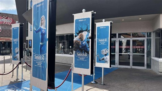 AMC Theaters in Disney Springs Decorated for Marvel's Fantastic Four | Chip and Company