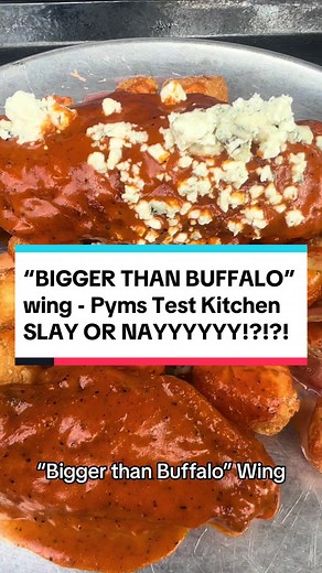 On the block today, the “Bigger Than Buffalo” Wing from Pyms Test Kitchen at Disneys California Adventure! I have not seen much on this dish and was excited to try it! But was it a SLAY or a NAY??? Have you had the Bigger than Buffalo Wing from Pyms? What did you think? #disney #disneyland #dca #californiaadventure #distok #disneytiktok #disneyparks #disneyfood #disneytips #disneyadult #disneygay #pym #buffalowings #food #foodtiktok #foodreview #slay #nay #themepark #foryou #fyp #jerendelle