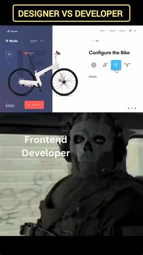 Designer vs Developer 💻😲🔥#coding #funny #shorts #memes ‪@LearnComputerWithRCS‬
