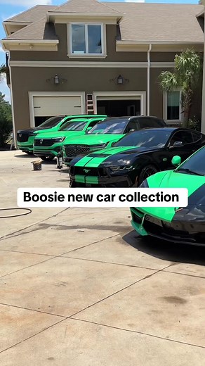 Boosie Car Collection Showcase at Mansion Pool Party