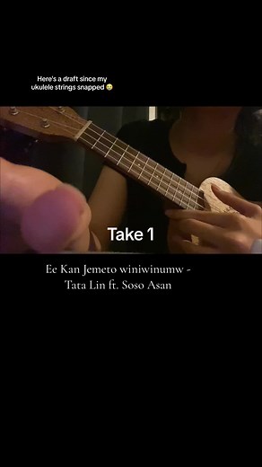 this songs so difficult, but we're not giving up! I'll get it down sooner or later LOL #ukulele #cover #islandjams #chuukese #xyzbca