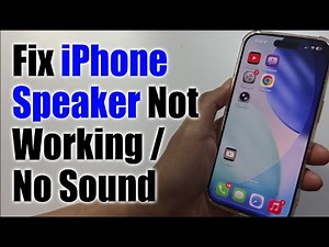 How to Fix iPhone Speaker Not Working / No Sound (2025)