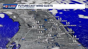 Our #futurecast model shows a line of storms approaching Sunday night and weakening as it crosses Central #florida. The primary threat will be damaging winds and hail. There is a marginal risk for a severe storm. Rain arrives at the #Speedway around 7-8 pm. #weshwx | Tony Mainolfi, WESH