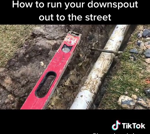 DIY: Running Downspout to Street with 4’ PVC