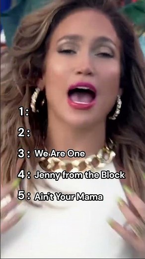 Top 5 Jennifer Lopez's Most Iconic Songs