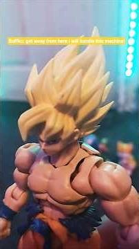 True Evil Goku God in Black Part 179 Buffku Vs The Semidroid 11 #figures #buffku #semidroid #heroes